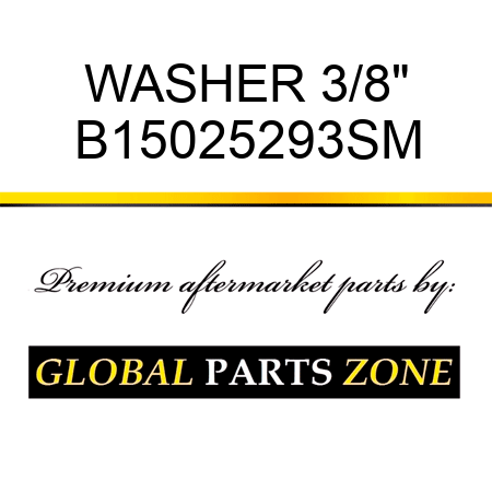 WASHER 3/8