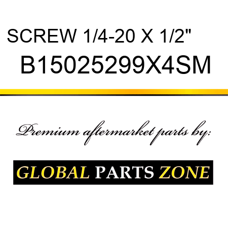 SCREW 1/4-20 X 1/2