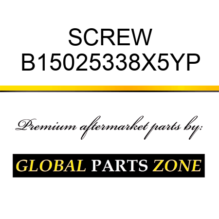 SCREW B15025338X5YP