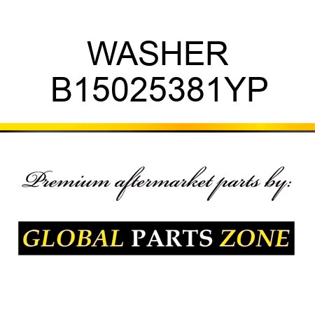 WASHER B15025381YP