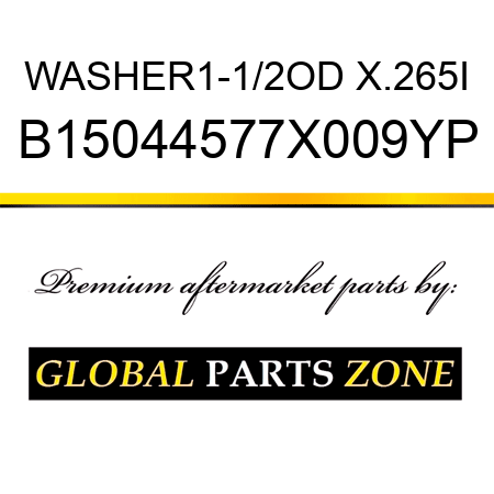 WASHER1-1/2OD X.265I B15044577X009YP