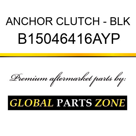 ANCHOR CLUTCH - BLK B15046416AYP