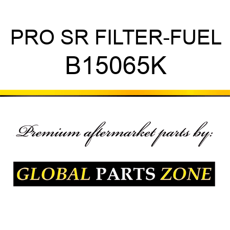 PRO SR FILTER-FUEL B15065K