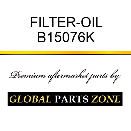 FILTER-OIL B15076K