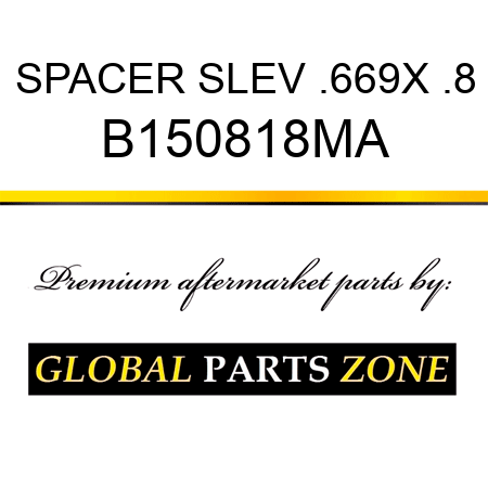 SPACER SLEV .669X .8 B150818MA