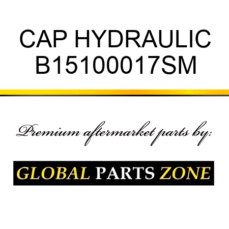 CAP HYDRAULIC B15100017SM