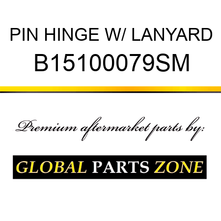 PIN HINGE W/ LANYARD B15100079SM