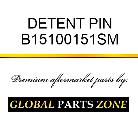 DETENT PIN B15100151SM