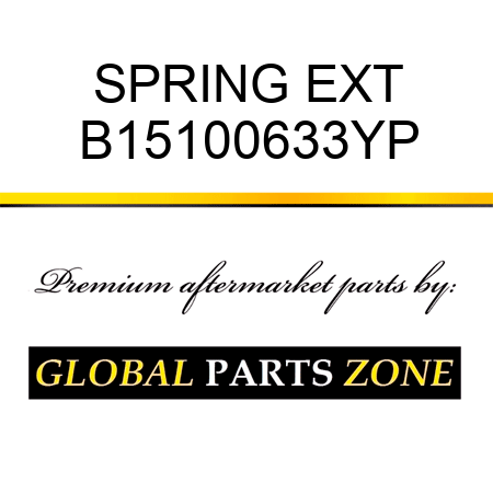 SPRING EXT B15100633YP