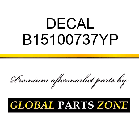 DECAL B15100737YP