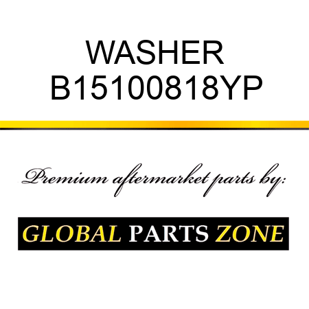 WASHER B15100818YP