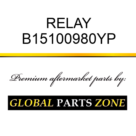 RELAY B15100980YP