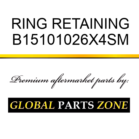 RING RETAINING B15101026X4SM