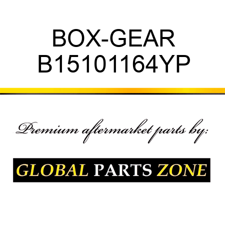 BOX-GEAR B15101164YP