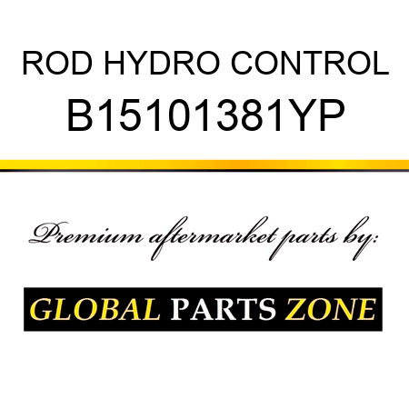 ROD HYDRO CONTROL B15101381YP