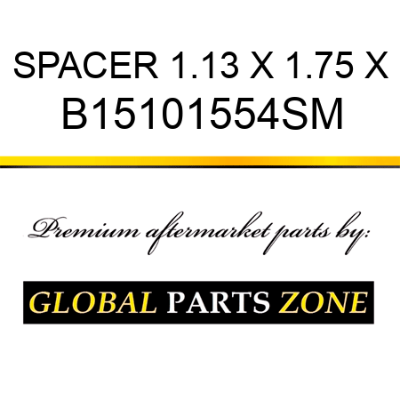 SPACER 1.13 X 1.75 X B15101554SM