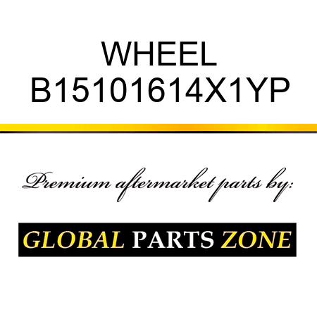 WHEEL B15101614X1YP