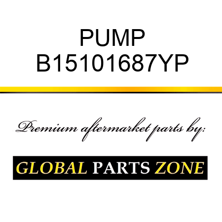 PUMP B15101687YP