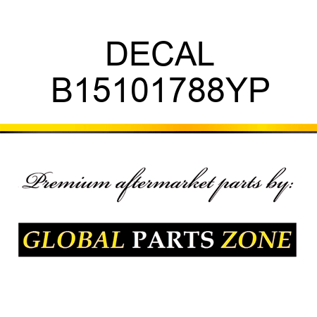 DECAL B15101788YP