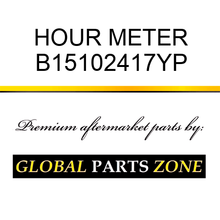 HOUR METER B15102417YP