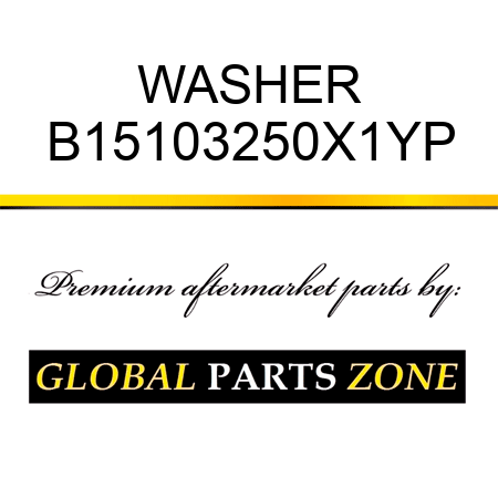 WASHER B15103250X1YP