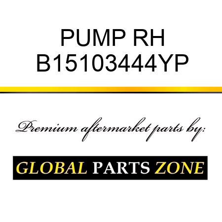 PUMP RH B15103444YP