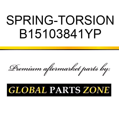 SPRING-TORSION B15103841YP