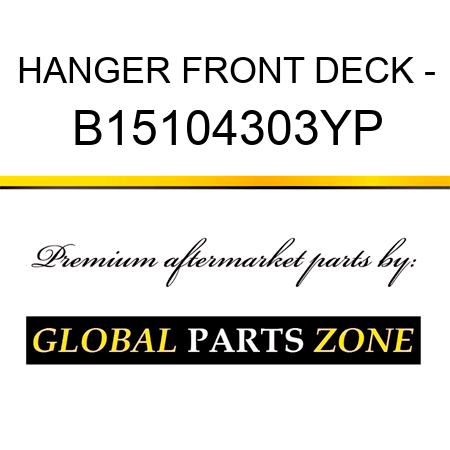 HANGER FRONT DECK - B15104303YP