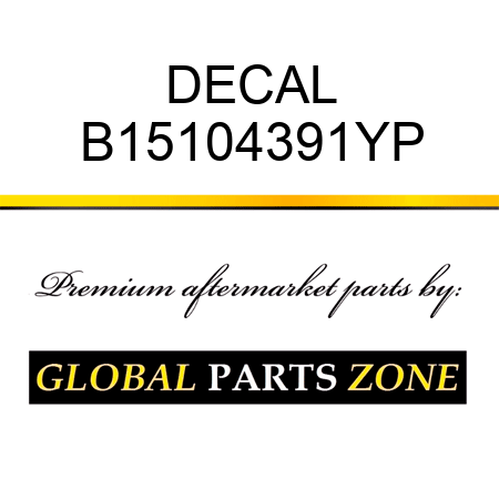 DECAL B15104391YP