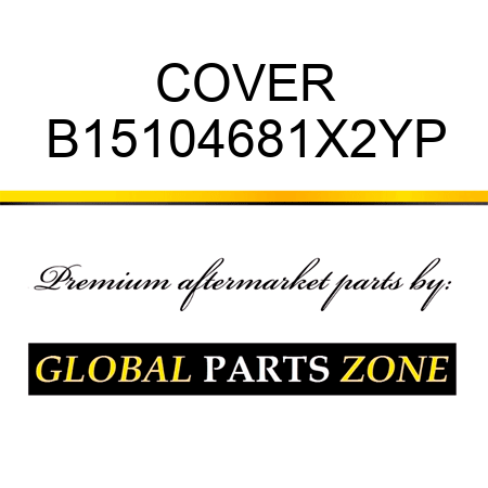 COVER B15104681X2YP