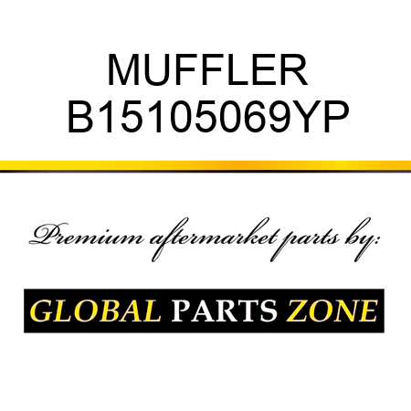 MUFFLER B15105069YP