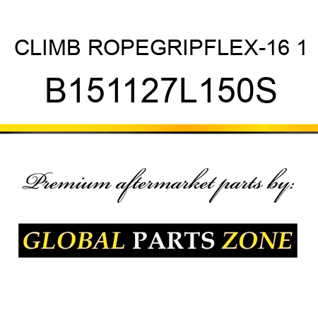 CLIMB ROPEGRIPFLEX-16 1 B151127L150S