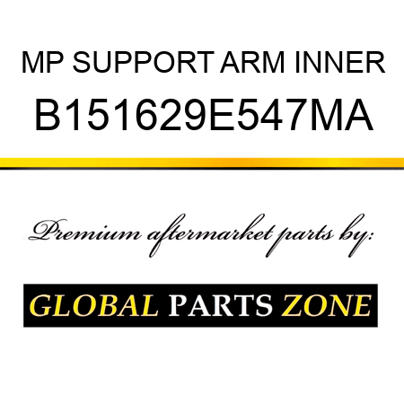 MP SUPPORT ARM INNER B151629E547MA