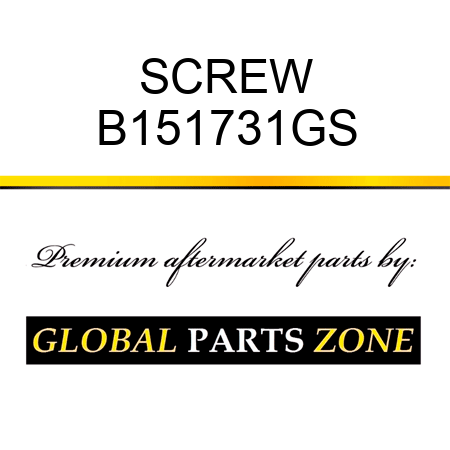 SCREW B151731GS