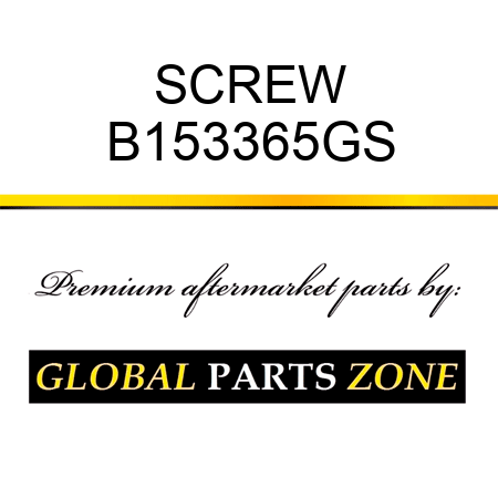 SCREW B153365GS