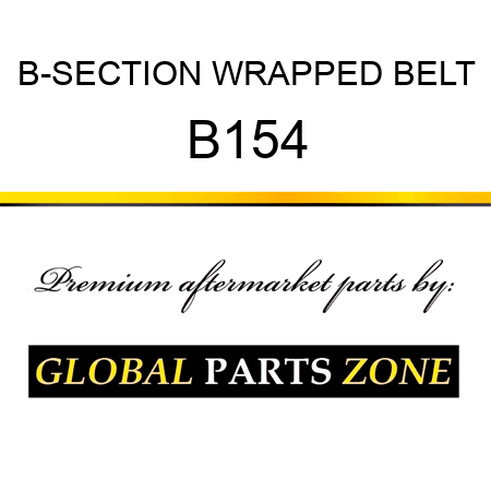 B-SECTION WRAPPED BELT B154