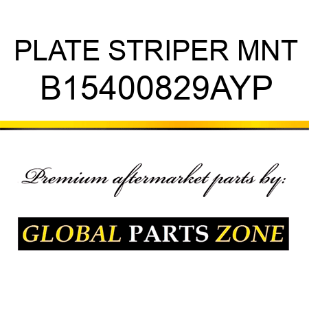 PLATE STRIPER MNT B15400829AYP