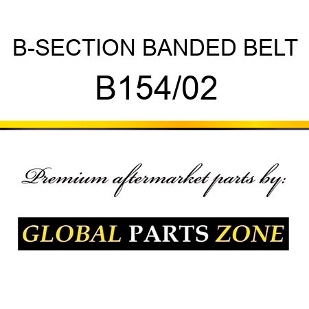 B-SECTION BANDED BELT B154/02