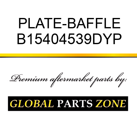 PLATE-BAFFLE B15404539DYP