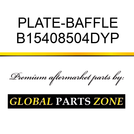 PLATE-BAFFLE B15408504DYP