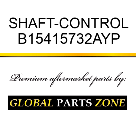 SHAFT-CONTROL B15415732AYP