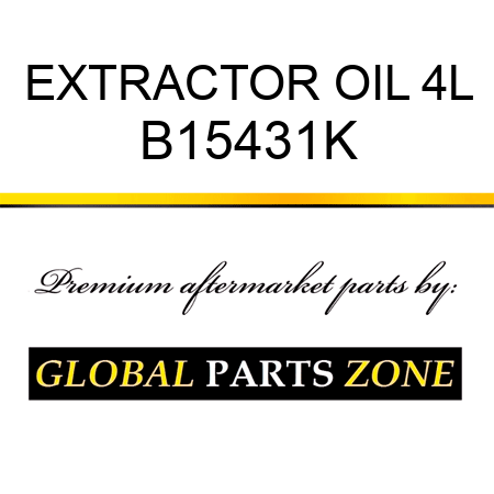 EXTRACTOR OIL 4L B15431K