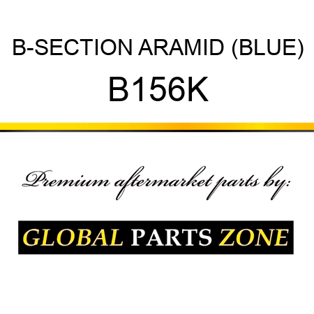 B-SECTION ARAMID (BLUE) B156K