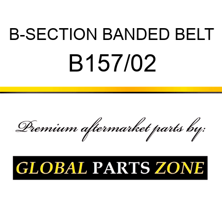 B-SECTION BANDED BELT B157/02