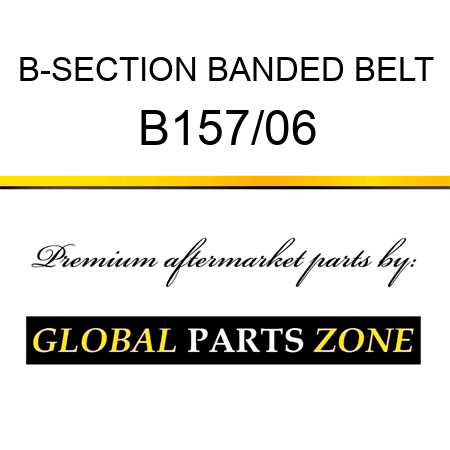 B-SECTION BANDED BELT B157/06