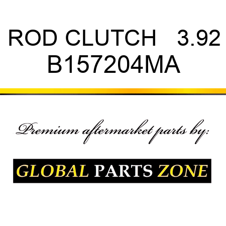 ROD CLUTCH   3.92 B157204MA