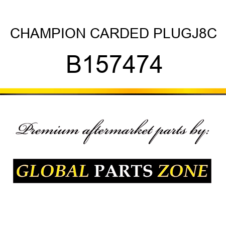 CHAMPION CARDED PLUGJ8C B157474