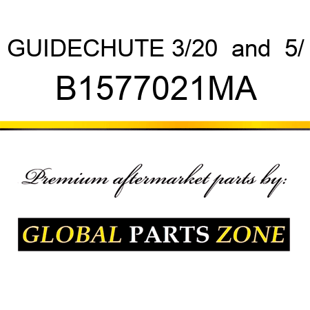 GUIDECHUTE 3/20 & 5/ B1577021MA