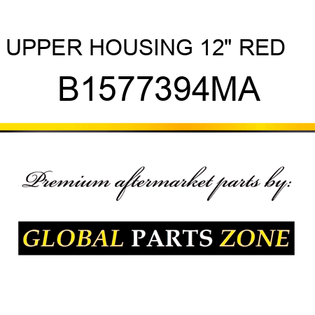 UPPER HOUSING 12