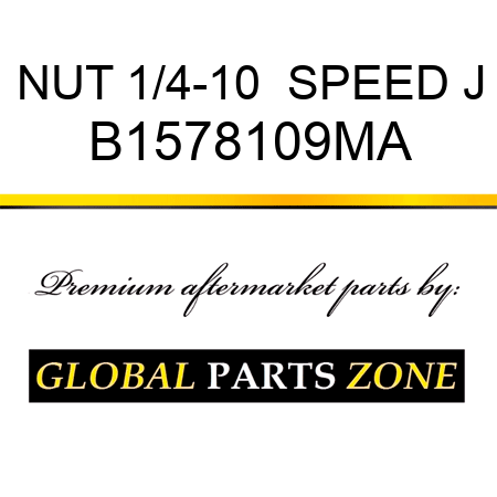 NUT 1/4-10  SPEED J B1578109MA